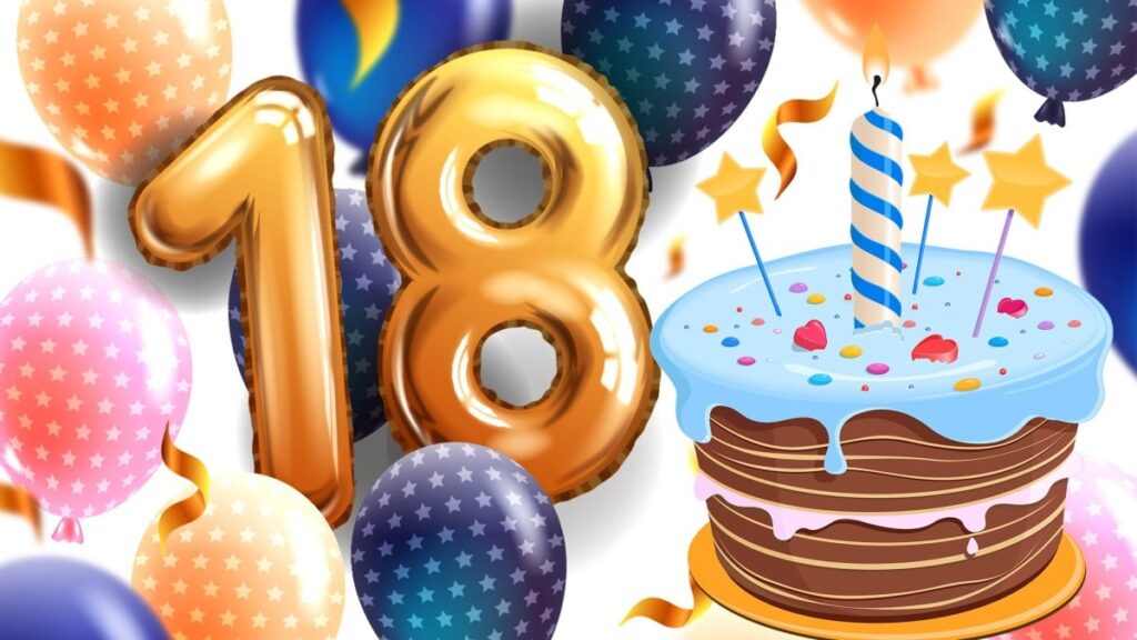 Привітання з 18 річчям подрузі