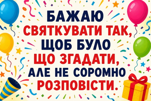 Прикольні привітання з днем народження мужчині