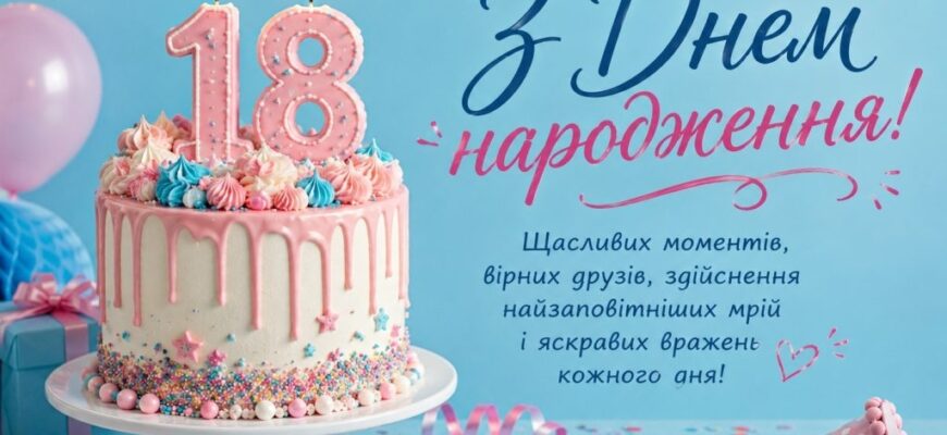 Привітання з 18 річчям дівчині: найкращі побажання у прозі, віршах та SMS