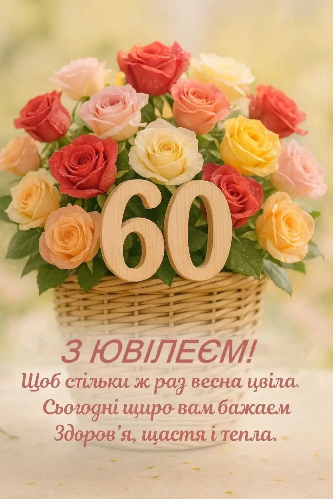 Поетичні вітання до 60-річчя