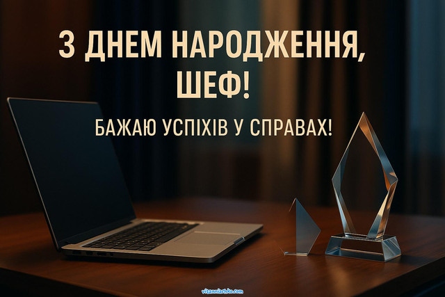 привітання з днем народження для директора