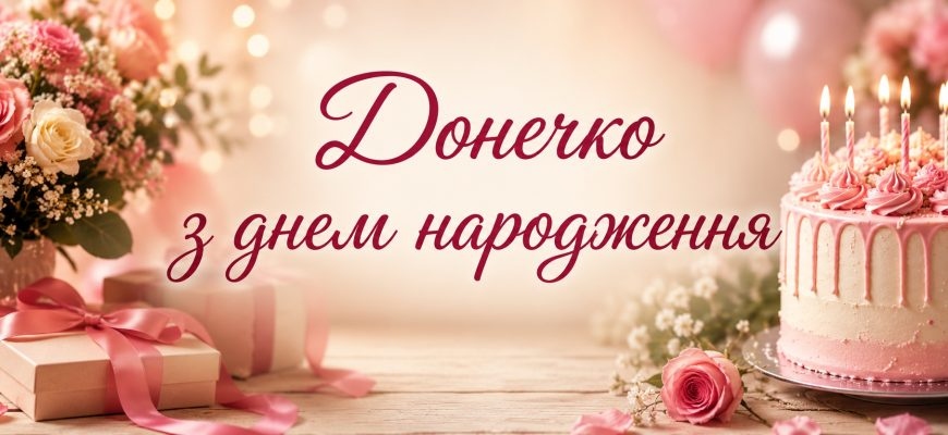 Привітання з днем народження доньці від мами до сліз