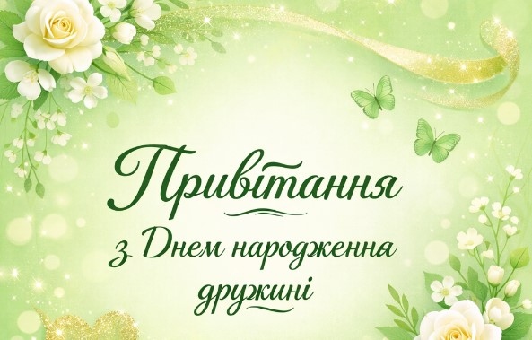 Привітання для дружини з днем народження