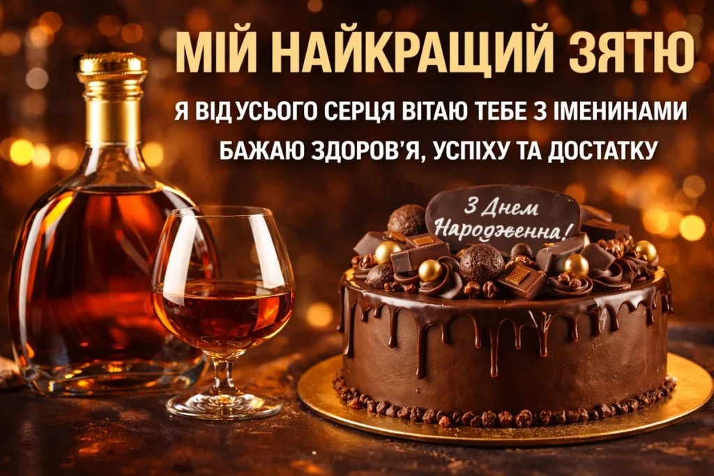 Прикольні привітання з днем народження для зятя