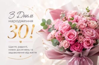 Привітання з 30 річчям своїми словами: велика добірка надихаючих, щирих та драйвових побажань