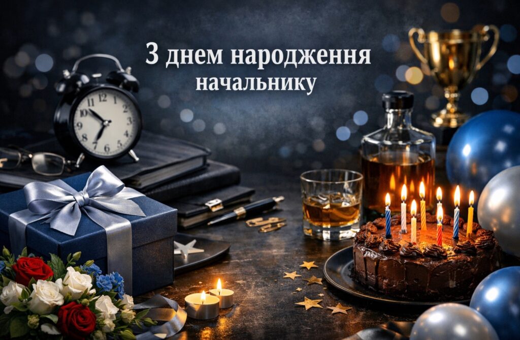 привітання з днем народження для начальника