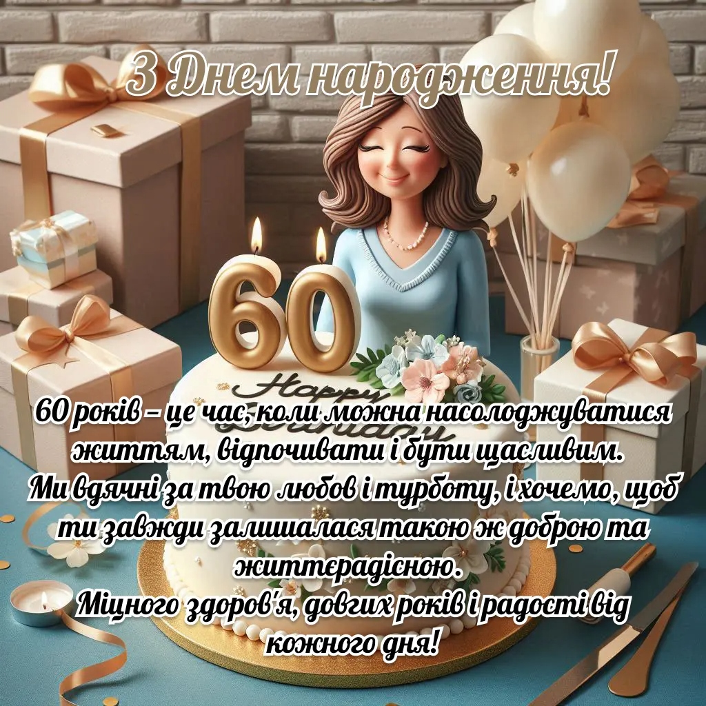 Поетичні вітання до 60-річчя