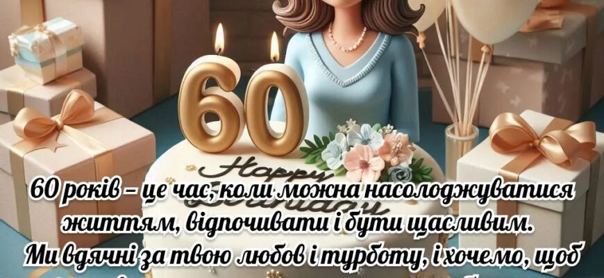 Магія 60-річчя: Великий гід із вибору та написання ідеального привітання для чоловіка