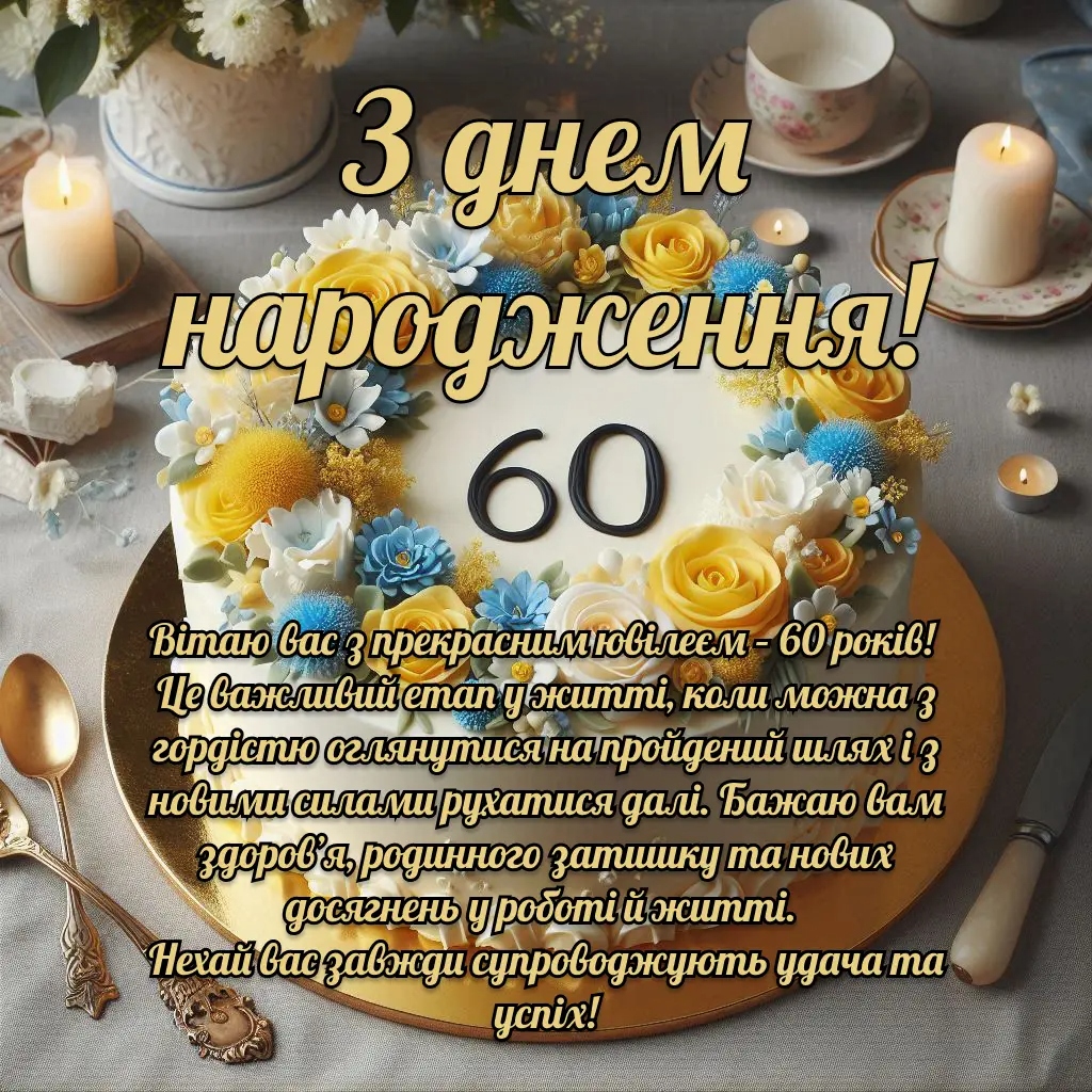 Поетичні вітання до 60-річчя