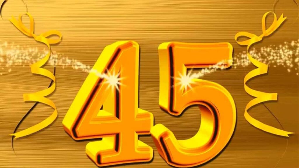 Прикольні привітання з 45 річчям жінці