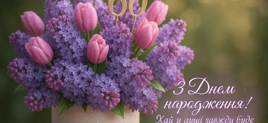 Привітання з 60 річчям своїми словами: велика добірка щирих, мудрих та урочистих побажань